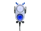 Cute Look Car Phone Holder with Auto-Motorized Clip, Decorative LED and Wireless Charging Function