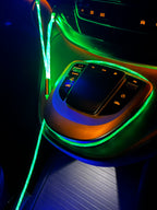 1-Meter LED Charging Cable – Green, with Universal Charging Heads for Multiple Devices