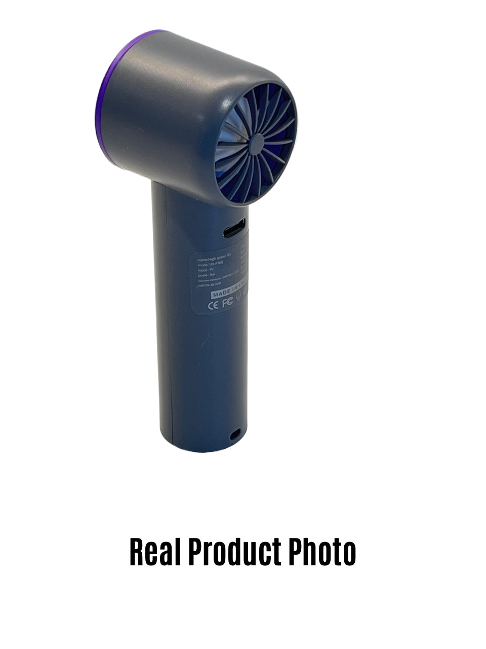 High-Speed Handheld Fan – Lightweight, Adjustable Speed, Stylish Design